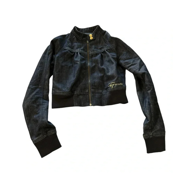 G by Guess women's cropped jean jacket size medium - Picture 1 of 6